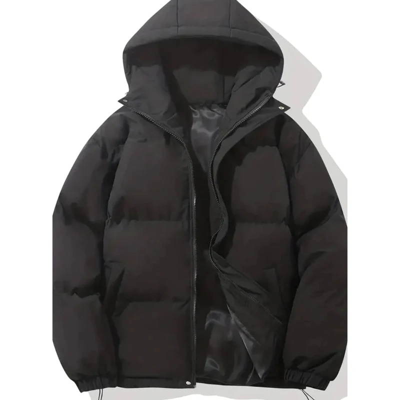 Geraldine | Damen Puffer Winterjacke mit Kapuze, Stehkragen und Reißverschluss
