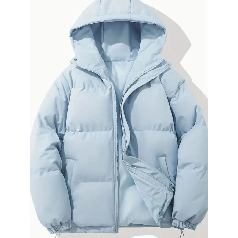 Geraldine | Damen Puffer Winterjacke mit Kapuze, Stehkragen und Reißverschluss