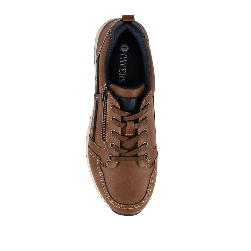 Casual Lace-Up Shoes - WOIL42021 / 328 045 - Tan