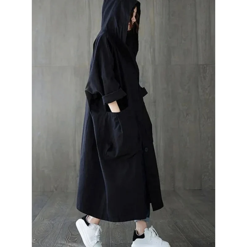 Carola | Damen Wasserdichte Regenjacke mit Kapuze und Großen Taschen