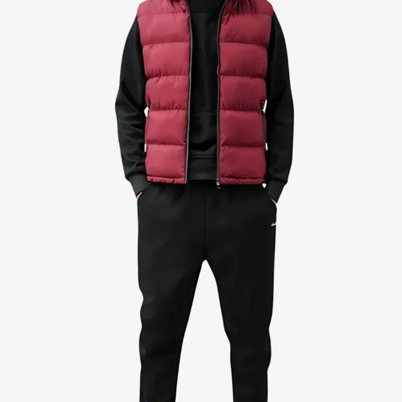 Henrik | Herren Steppweste Für Outdoor Mit Reißverschluss Und Taschen