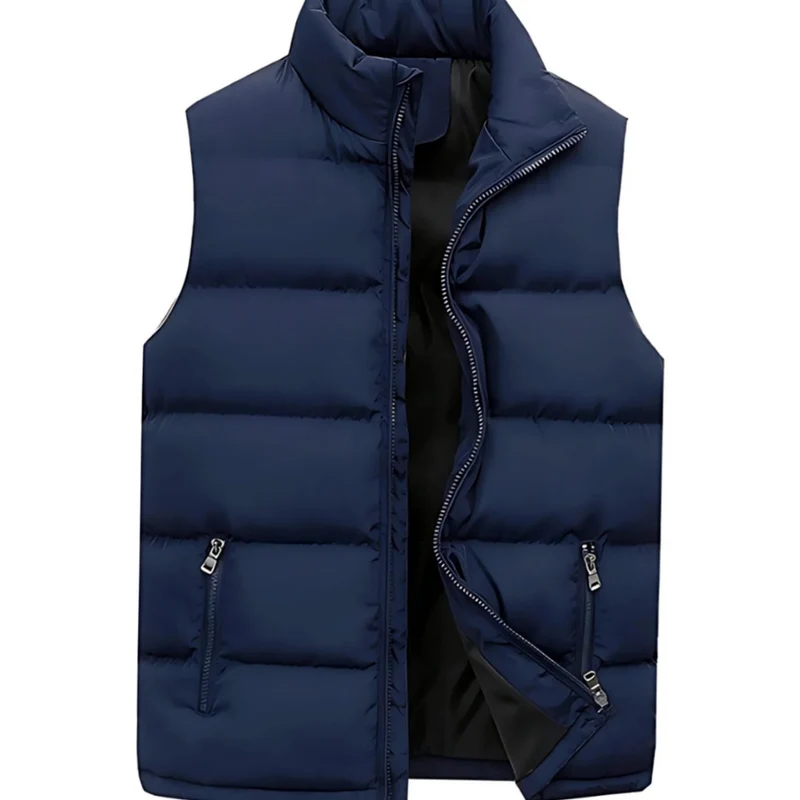 Henrik | Herren Steppweste Für Outdoor Mit Reißverschluss Und Taschen