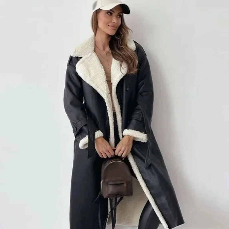 Svenja | Damen Winterjacke Mit Groß Kragen, Knöpfen Und Langem Schnitt