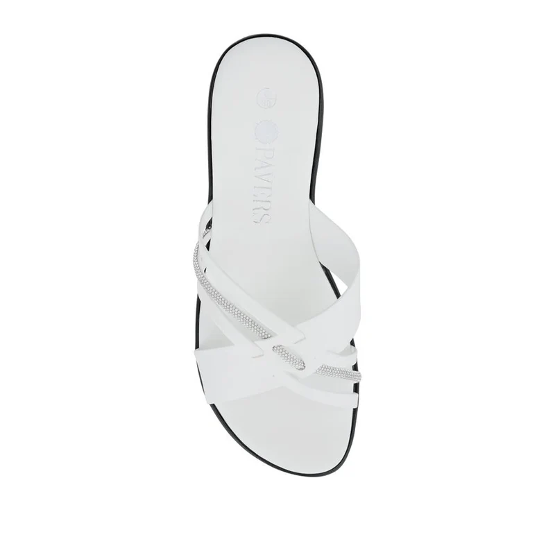 Wedge-Heeled Mules - NUOV41002 / 327 461 - White