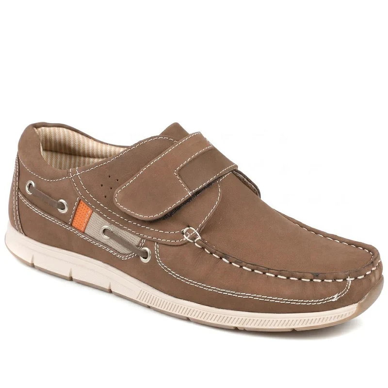 Leather Adjustable Fastening Shoes - SHAFI43003 / 329 452
