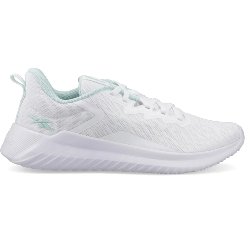 Reebok Fluxlite II Damen-Sneaker | Weiß mit Glitzer-Aqua