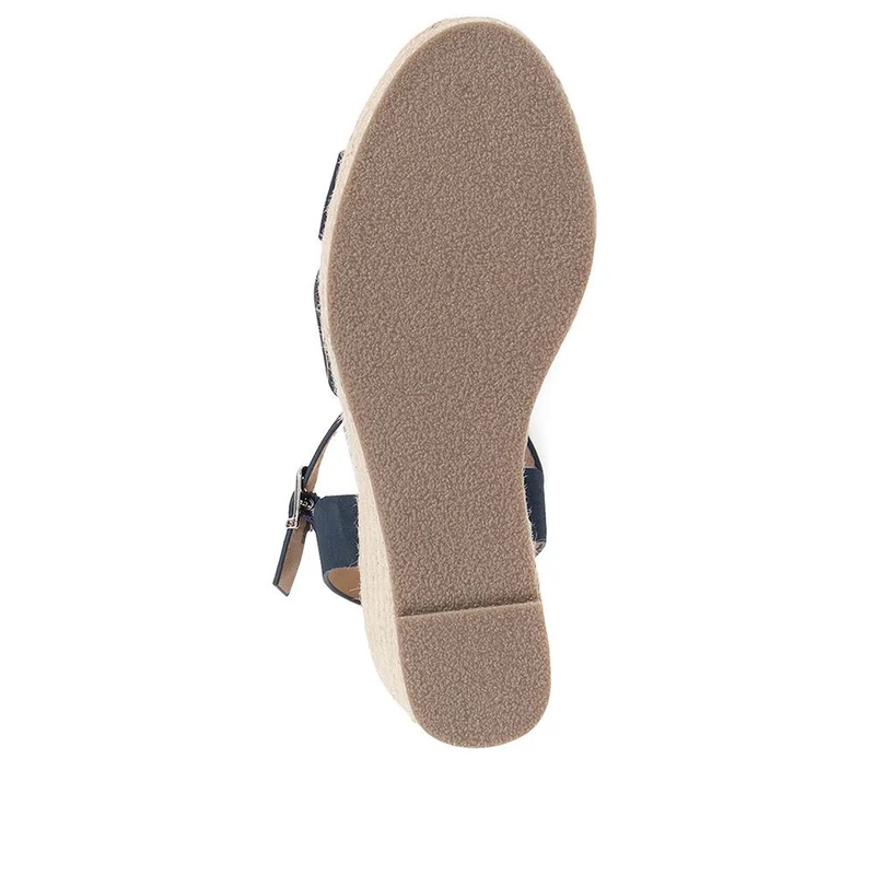 Lightweight Wedge Espadrilles - WBINS37095 / 323 624 - Navy