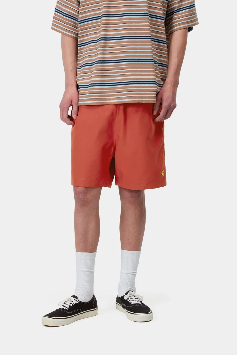 Carhartt WIP Chase Badehose für Herren | Oxidrot