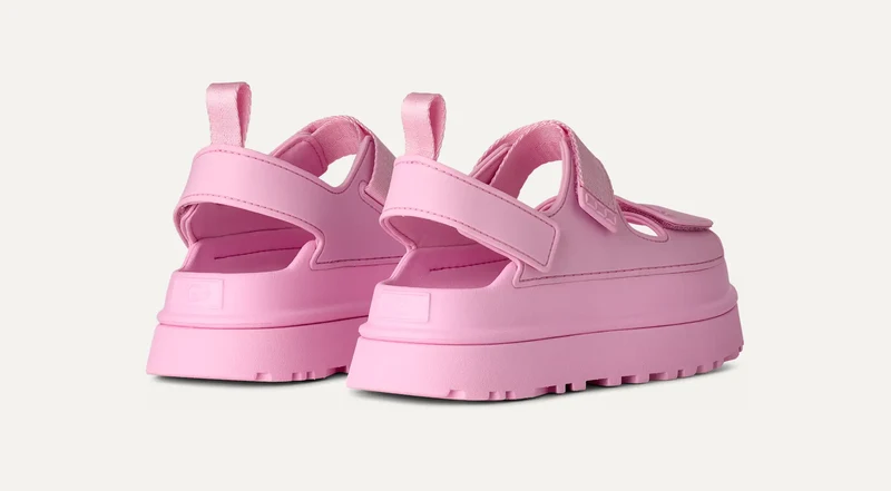 UGG GoldenGlow Damensandale | Rosa Diamant