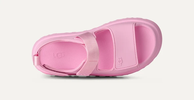 UGG GoldenGlow Damensandale | Rosa Diamant