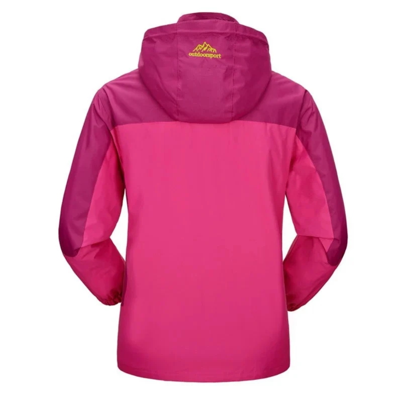 Juna | Damen Leichte Wasserdichte Regenjacke mit Kapuze