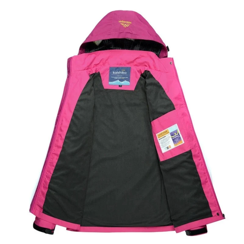 Juna | Damen Leichte Wasserdichte Regenjacke mit Kapuze