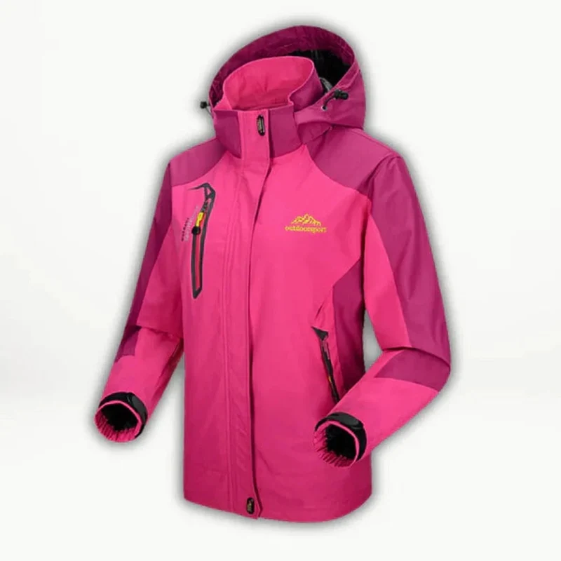 Juna | Damen Leichte Wasserdichte Regenjacke mit Kapuze