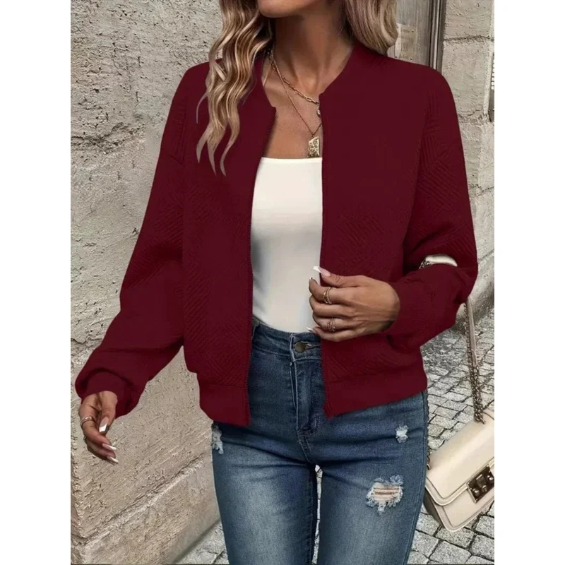 Yasmina | Bomberjacke Damen mit Reißverschluss und Taschen