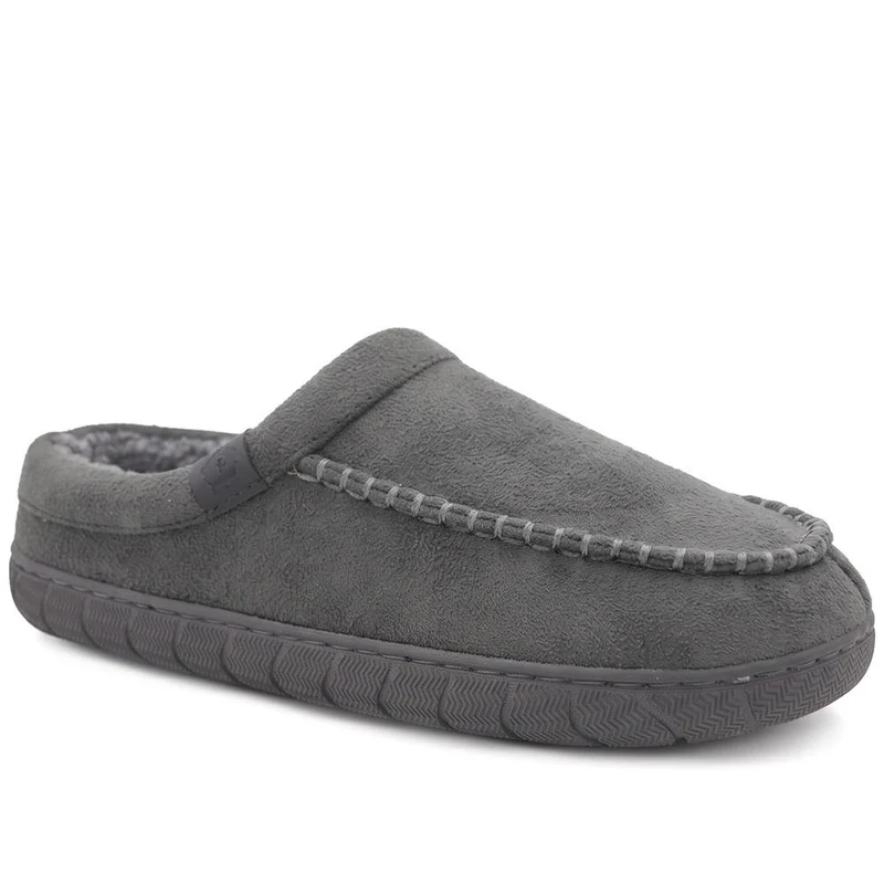 Cushioned Mule Slippers - GALOP40029 / 326 309 - Grey