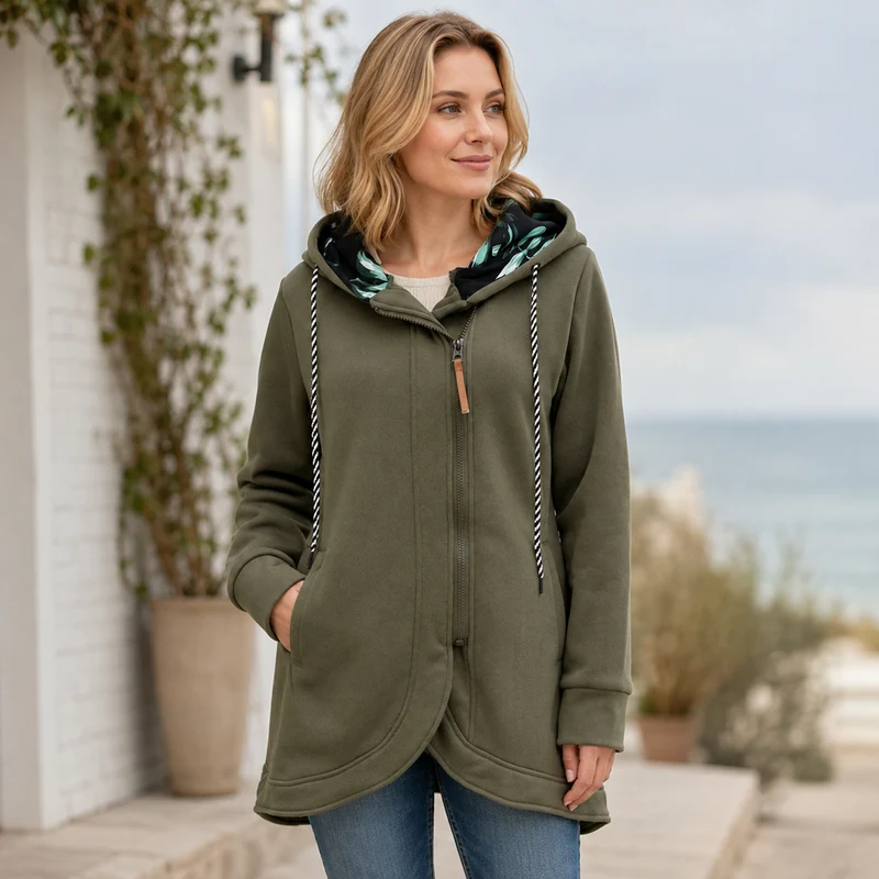 Florentine | Damen Wasserdichte Jacke Mit Kapuze Und Schutz Vor Regen