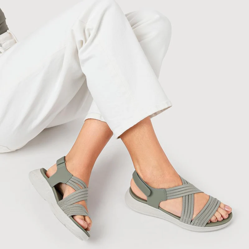 Lightweight Touch-Fasten Sandals - BAIZH41036 / 327 197 - Khaki