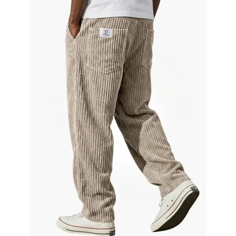 Albrecht | Herren Cord Hose mit Weitem Schnitt und Gerader Form