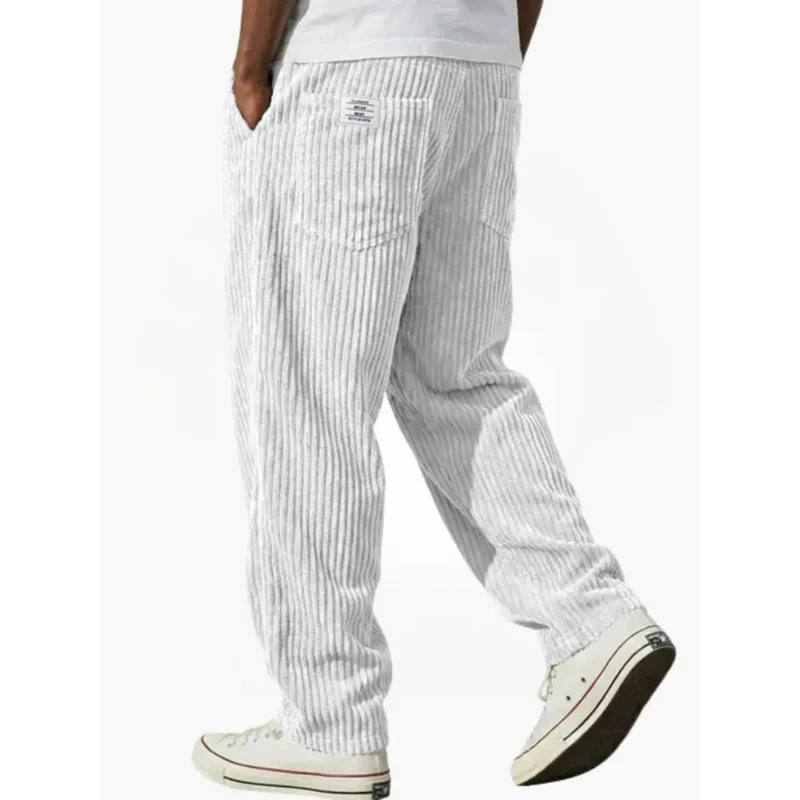Albrecht | Herren Cord Hose mit Weitem Schnitt und Gerader Form