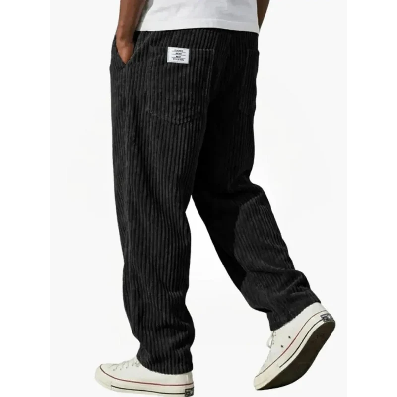 Albrecht | Herren Cord Hose mit Weitem Schnitt und Gerader Form