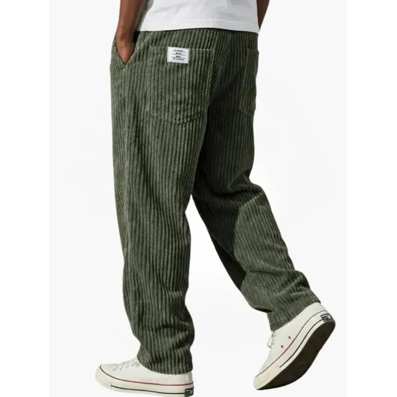 Albrecht | Herren Cord Hose mit Weitem Schnitt und Gerader Form