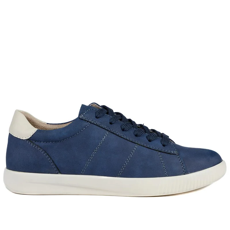 Casual Lace Up Platform Trainers - WBINS43017 / 329 059 - Navy