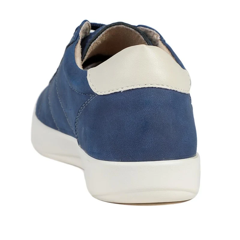 Casual Lace Up Platform Trainers - WBINS43017 / 329 059 - Navy