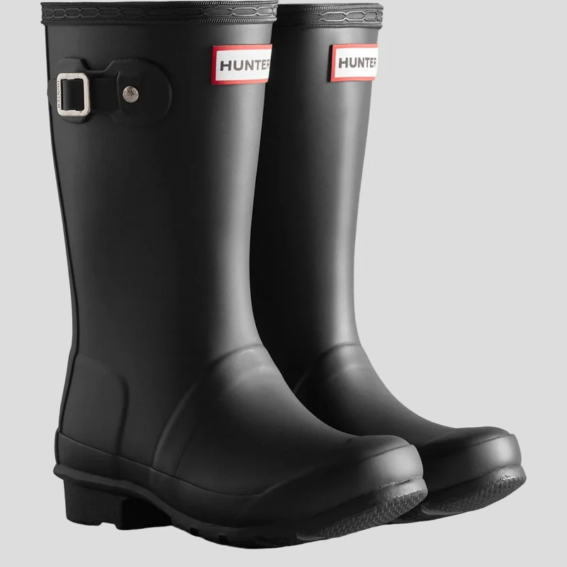 Hunter Kids Junior Originals Stiefel | Schwarz