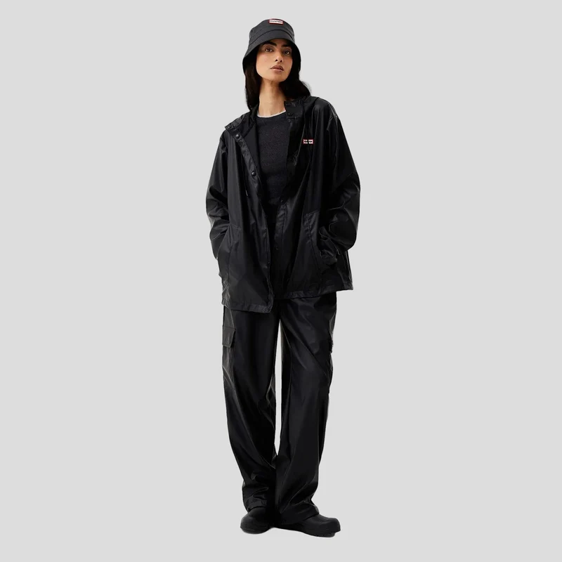 Hunter Unisex Izzy Kapuzenjacke | Schwarz