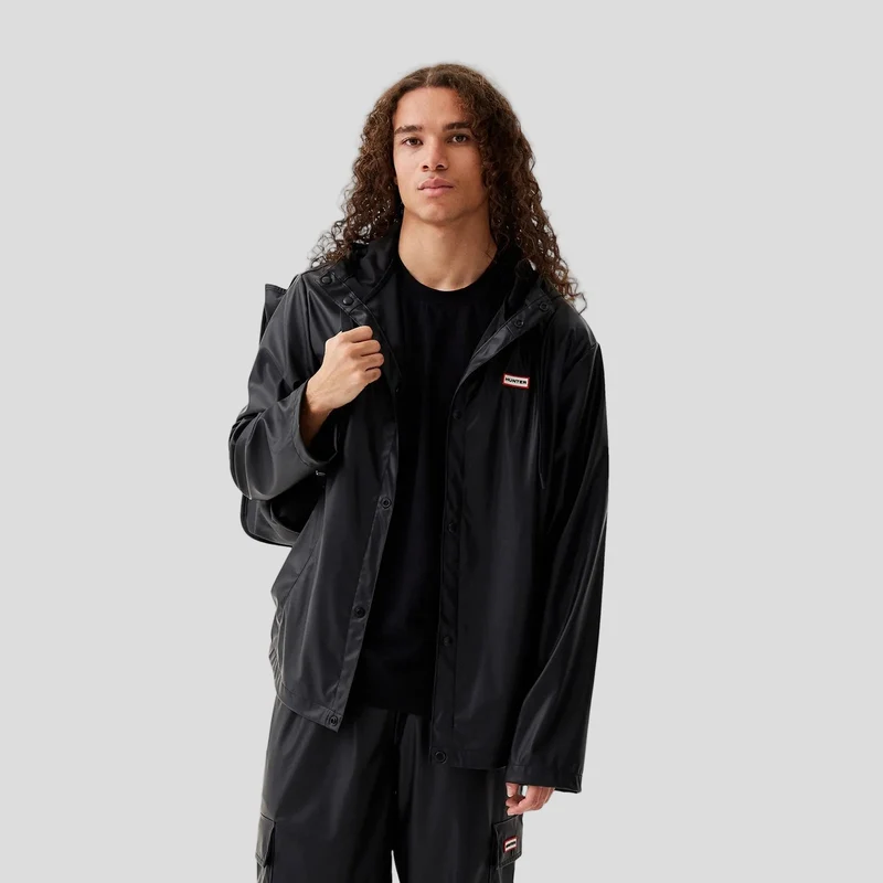 Hunter Unisex Izzy Kapuzenjacke | Schwarz