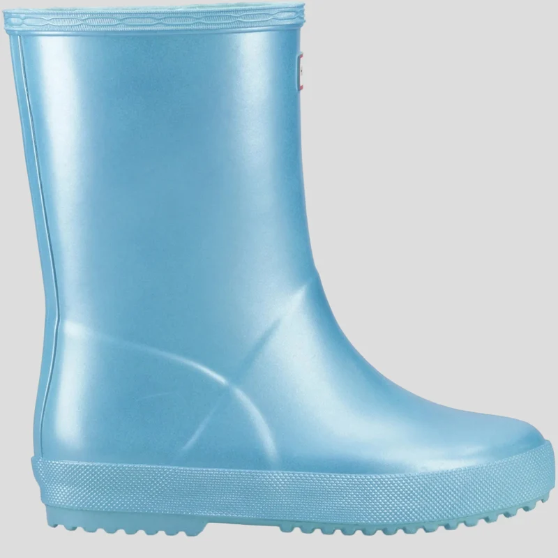 Hunter Kids First Nebula Gummistiefel | Poolblau