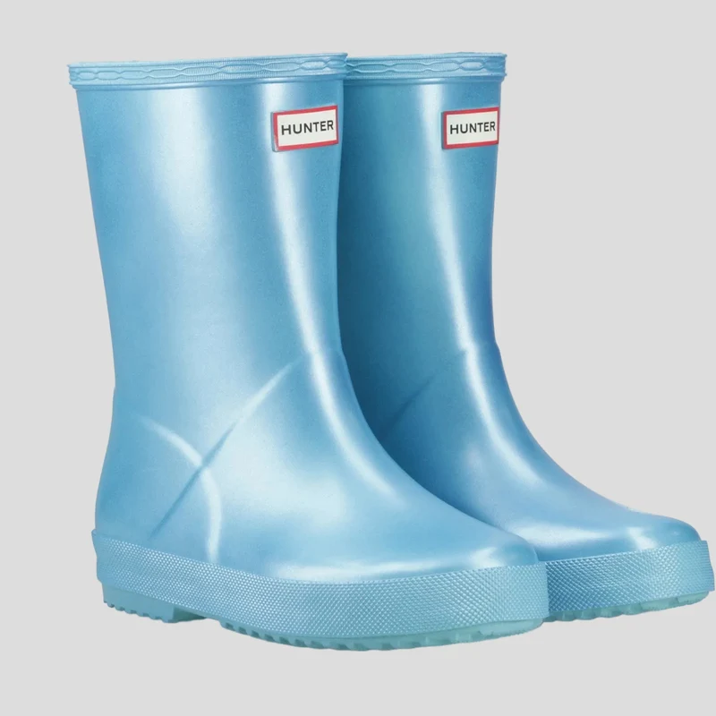 Hunter Kids First Nebula Gummistiefel | Poolblau