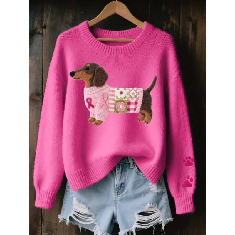 Lotter | Damen Pullover mit Dackel Design
