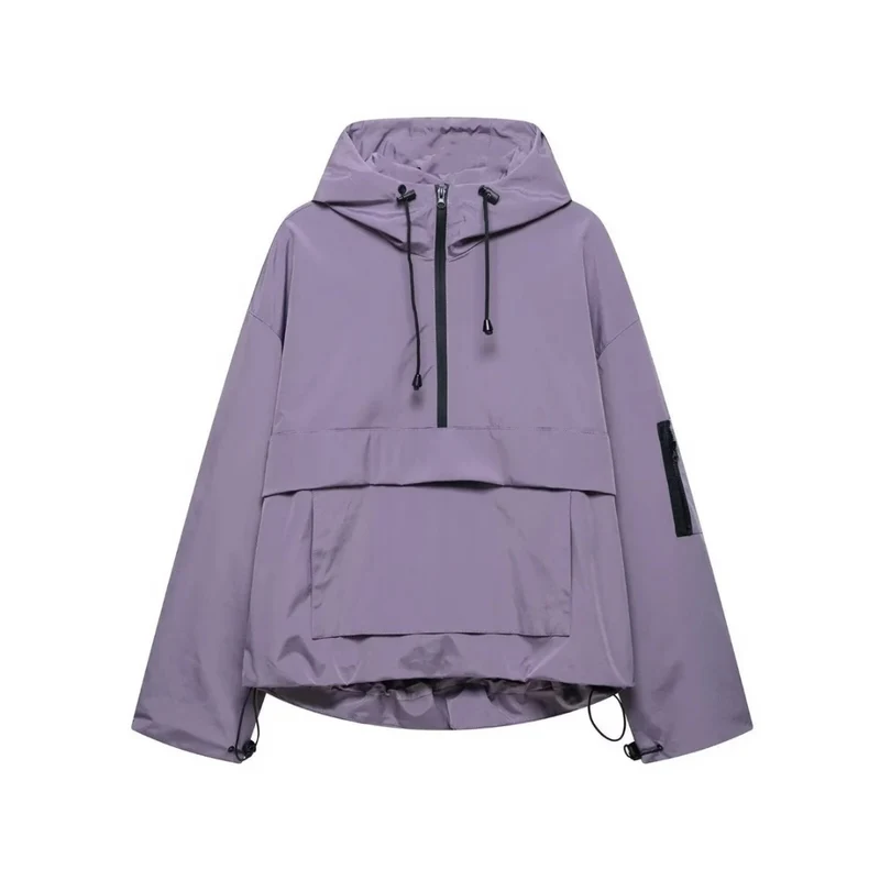 Elisabeth | Damen Wasserdichte Regenjacke mit Kapuze und Tasche