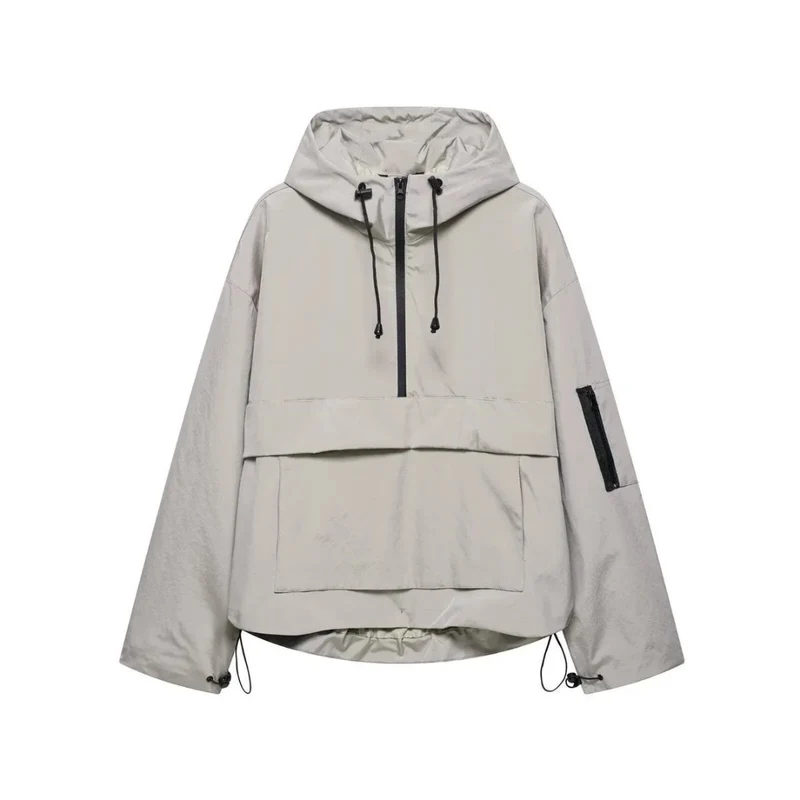 Elisabeth | Damen Wasserdichte Regenjacke mit Kapuze und Tasche