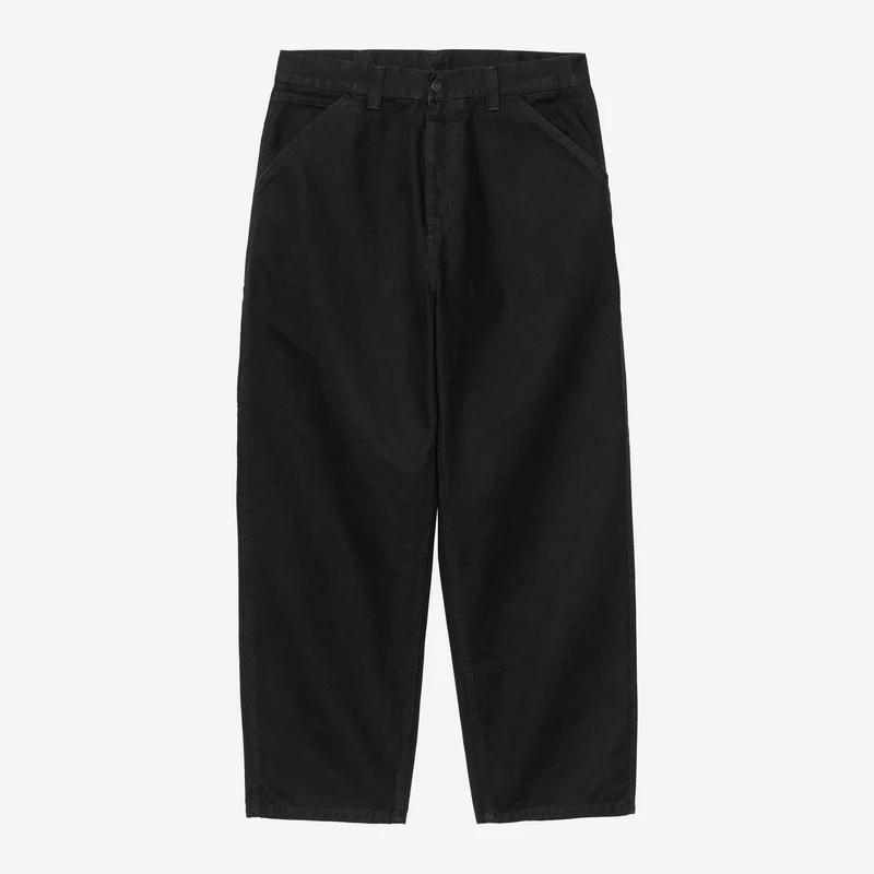 Carhartt WIP Herren OG Single Knee Hose | Schwarz Stone Washed