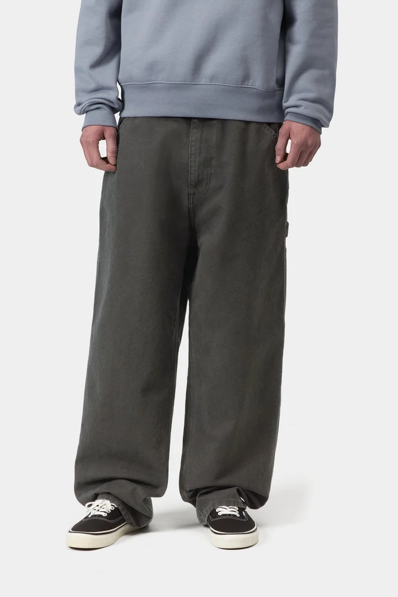 Carhartt WIP Herren OG Single Knee Hose | Oxidgrün Stone Washed