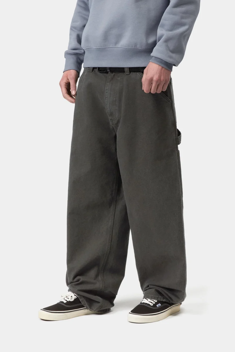 Carhartt WIP Herren OG Single Knee Hose | Oxidgrün Stone Washed