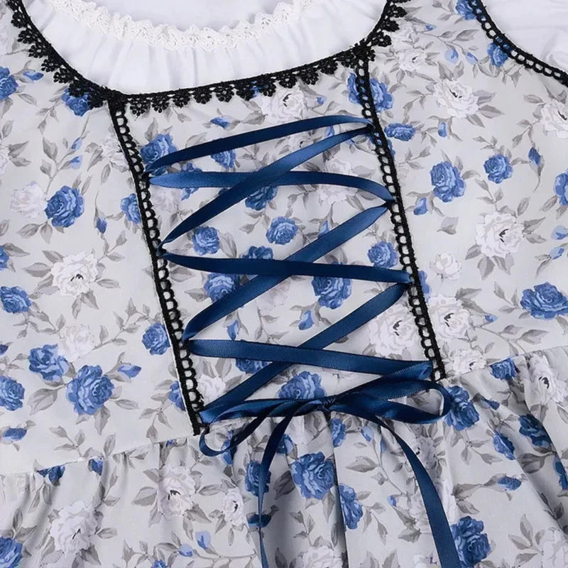Mathilda | Damen Blaues Dirndl mit Schürze