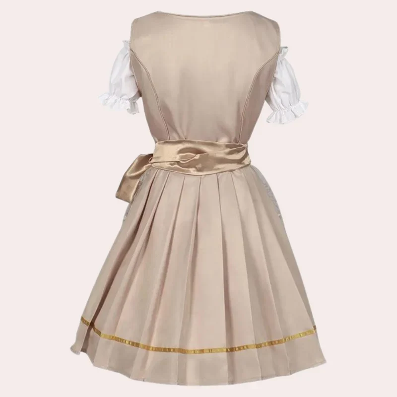 Marlene | Damen Dirndl Midikleid in Khaki