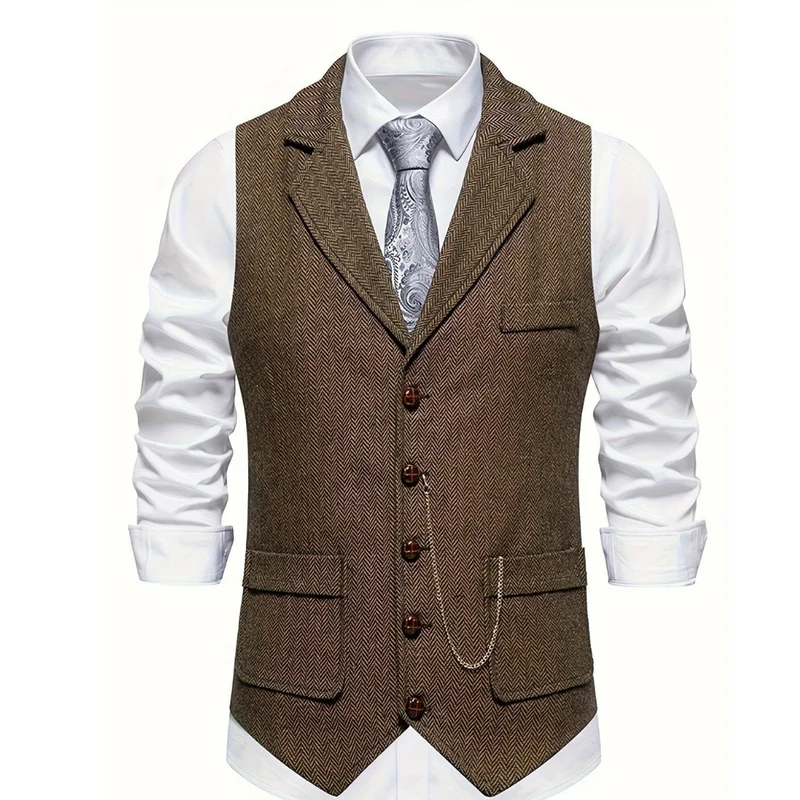 Karl | Herren Traditionelle Trachtenweste Retro