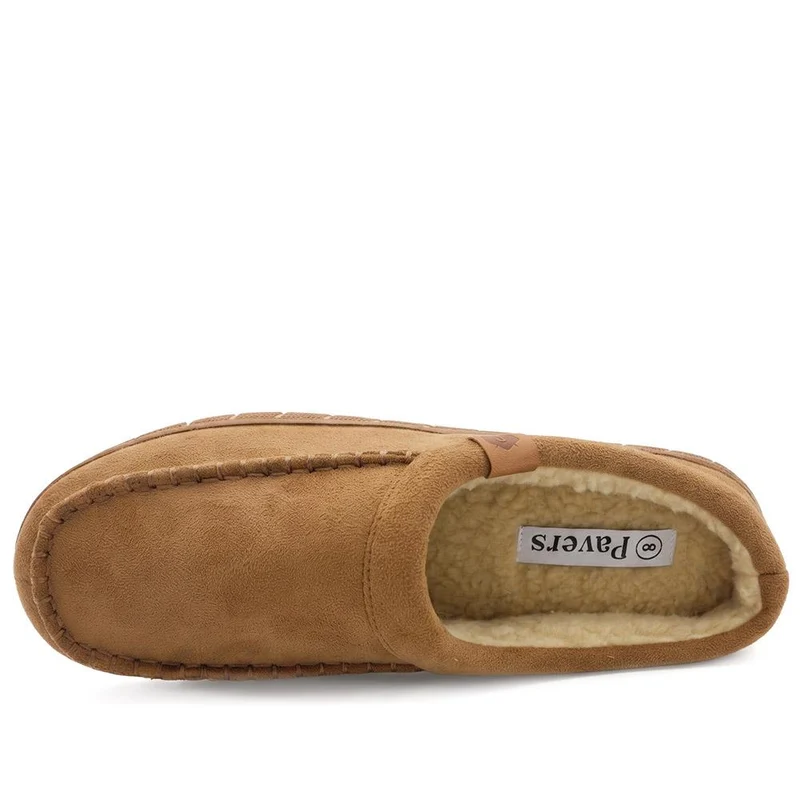Cushioned Mule Slippers - GALOP40029 / 326 309 - Chestnut