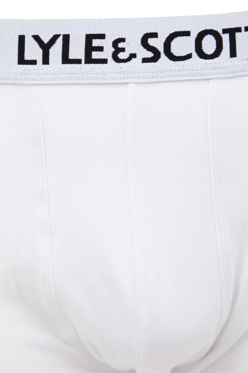 Lyle & Scott Miller Herren-Badehosen | 5er-Pack | Weiß