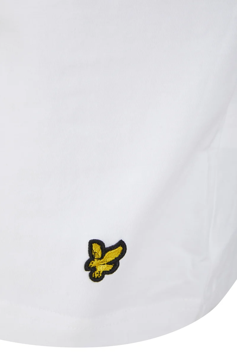 Lyle & Scott Herren-Pyjama-Set Charlie | Weiß/Hellgrau
