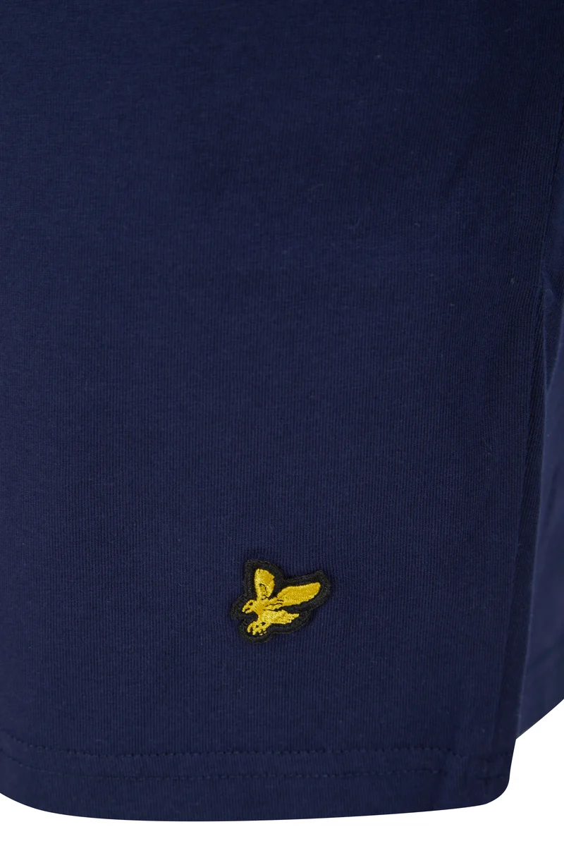 Lyle & Scott Herren-Pyjama-Set Charlie | Graumelierter Kurzmantel