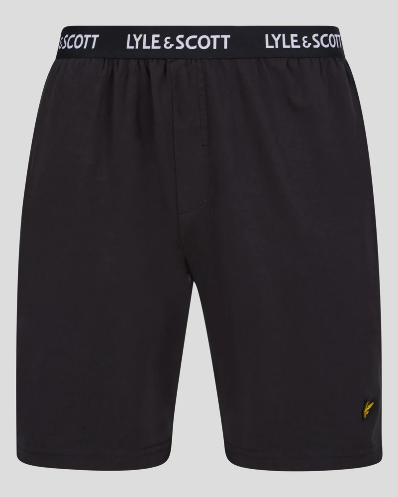 Lyle & Scott Charlie Pyjama-Set für Herren | Schwarz