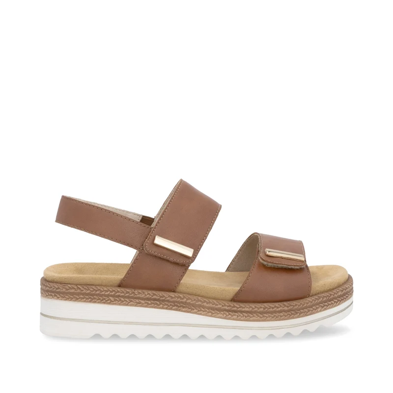 Remonte Damen-Keilsandalen | Braun