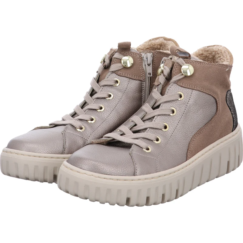 Waldläufer Stiefelette H-Livia gold