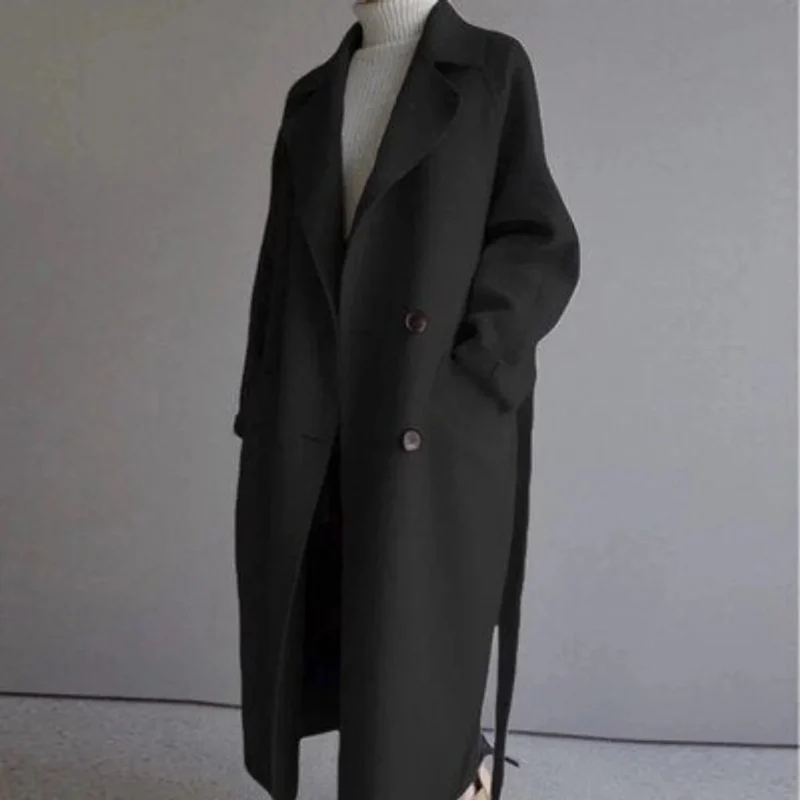 Ingrid | Damen Schicke Lange Winterjacke mit Kragen