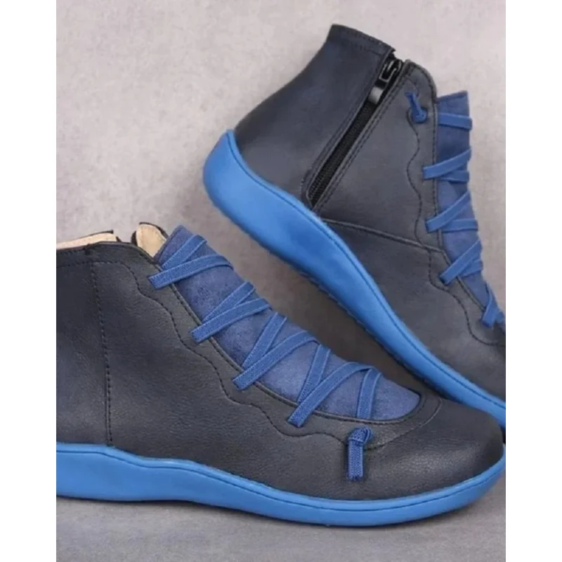 Paulina | Damen Orthopädische Stiefeletten Mit Reißverschluss